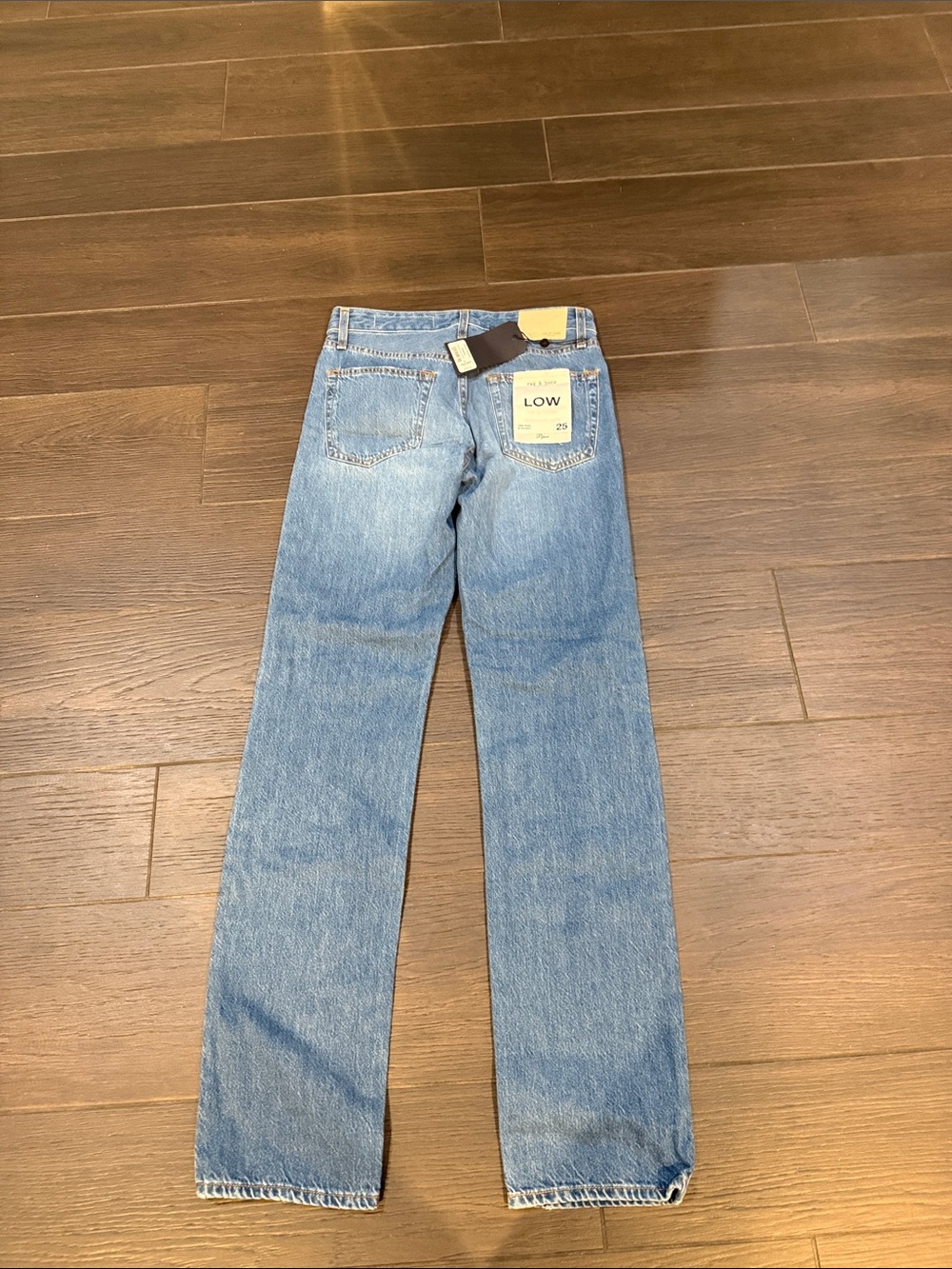 rag & bone light blue distressed denim jeans - Picture 10 of 10